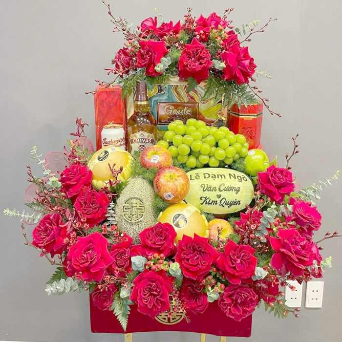 Cách bảo quản giỏ trái cây đám cưới tươi đẹp suốt buổi lễ