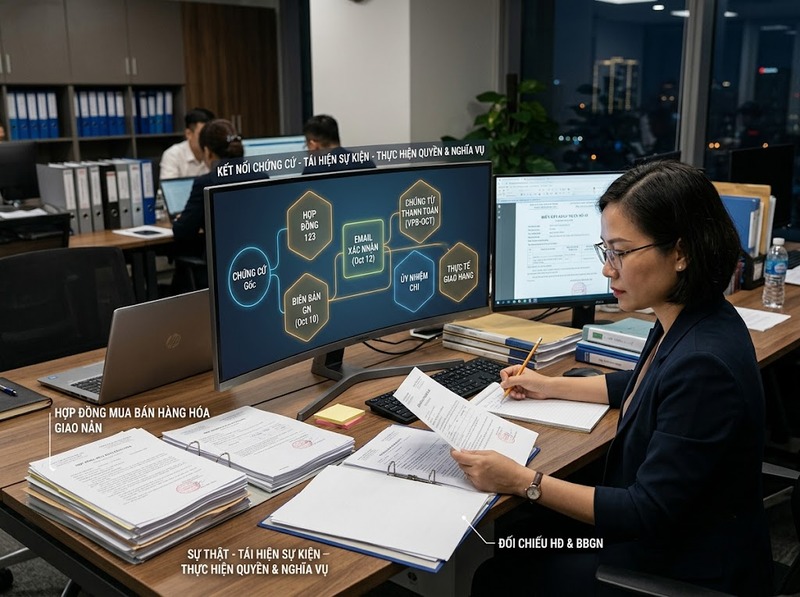 Chứng cứ trong tranh chấp kinh tế quyết định việc chứng minh quyền, nghĩa vụ thế nào?
