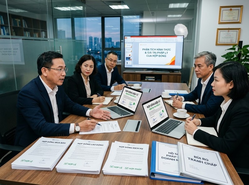 Hình thức hợp đồng kinh tế ảnh hưởng giá trị pháp lý trong trường hợp nào?