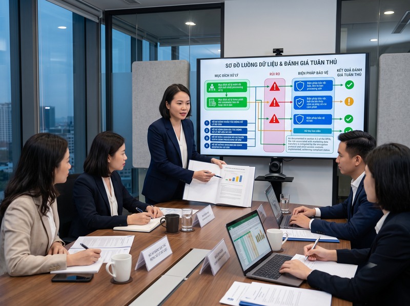 Hồ sơ xử lý dữ liệu giúp chứng minh việc tuân thủ pháp luật thế nào?