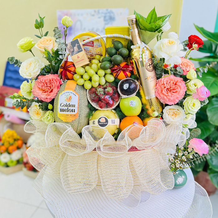 Màu giỏ trái cây đám cưới nào mang ý nghĩa tốt lành?