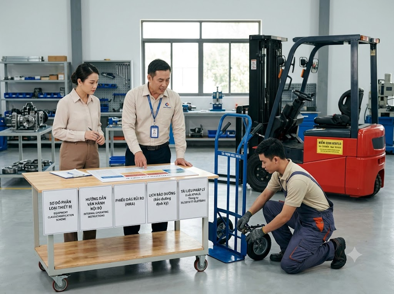 Bánh xe đẩy trong nhà máy cần tuân thủ những quy định nào?