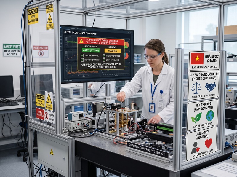 Quyền phát triển và ứng dụng công nghệ được thực hiện trong giới hạn nào?