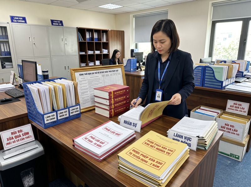 Thời hạn lưu trữ dữ liệu nên được xác định dựa trên những yếu tố nào?