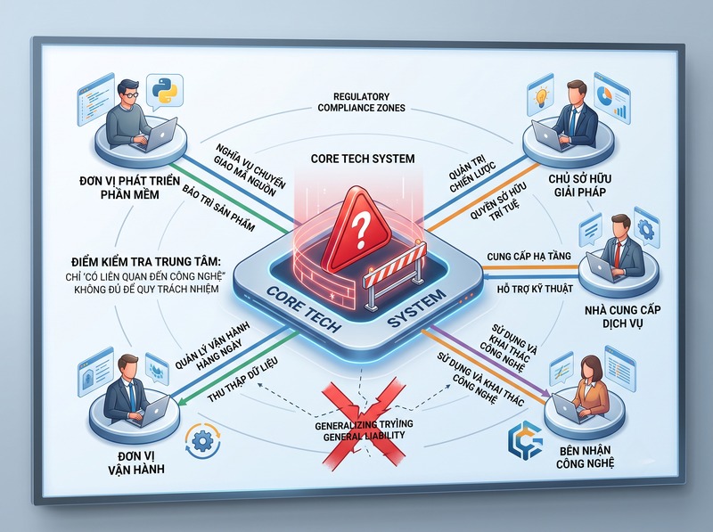 Trách nhiệm của chủ thể cung cấp công nghệ được xác định như thế nào?