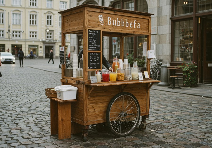 Top 3 mẫu thiết kế xe trà sữa có thùng đá thu hút khách cực mạnh