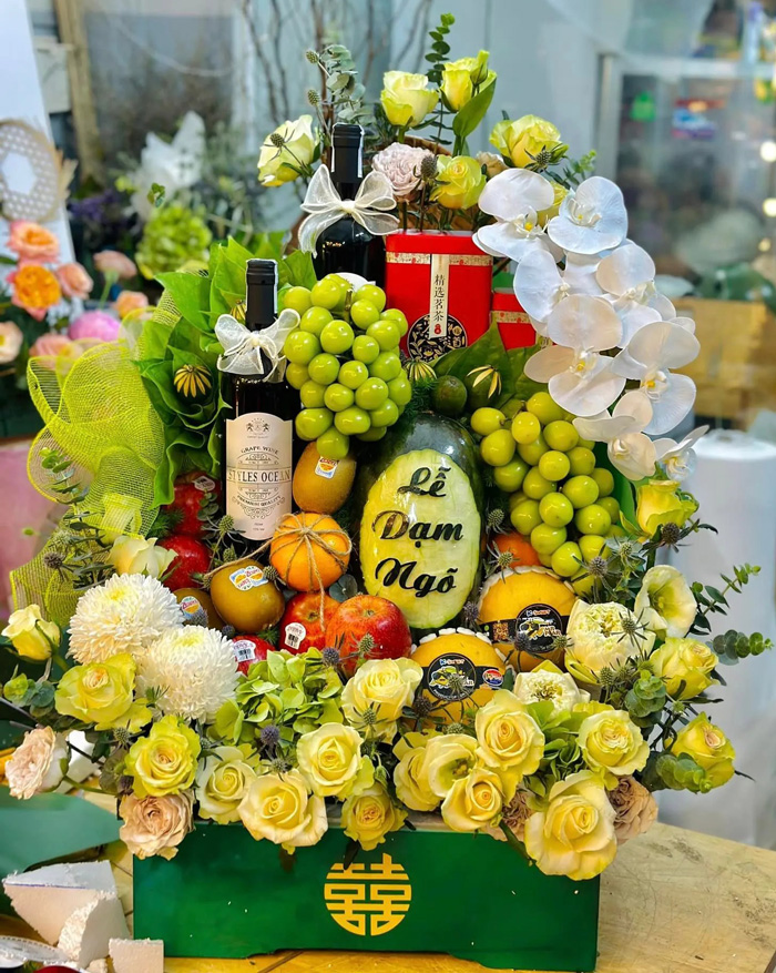 Hiểu đúng ý nghĩa giỏ trái cây đám cưới để tránh chọn sai