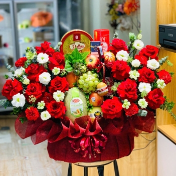 Bí quyết chọn giỏ trái cây đám cưới đẹp sang trọng đúng phong tục - Pháp luật & Cuộc sống