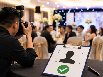 Đơn vị tổ chức tiệc có được sử dụng hình ảnh khách hàng không