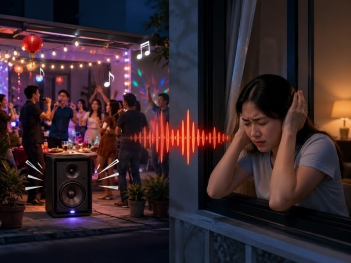 Tổ chức tiệc gây tiếng ồn có thể bị xử lý không