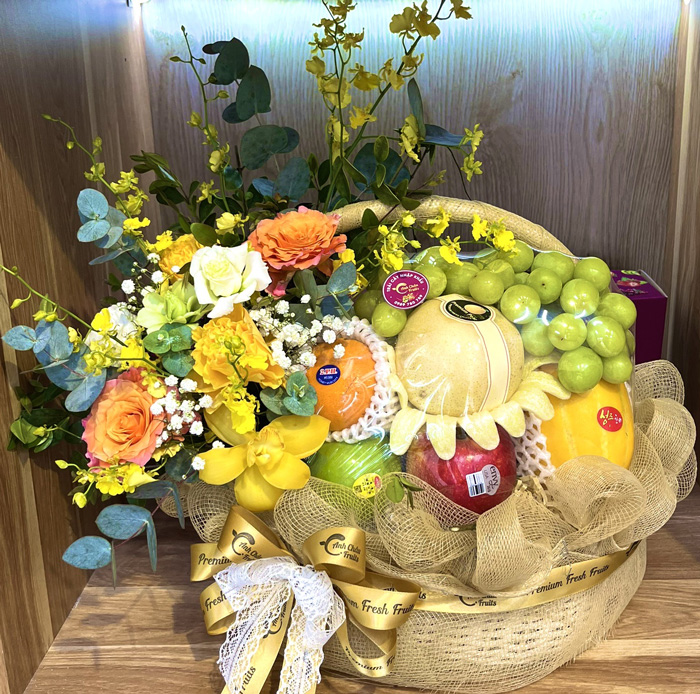 bảo quản giỏ trái cây đám cưới
